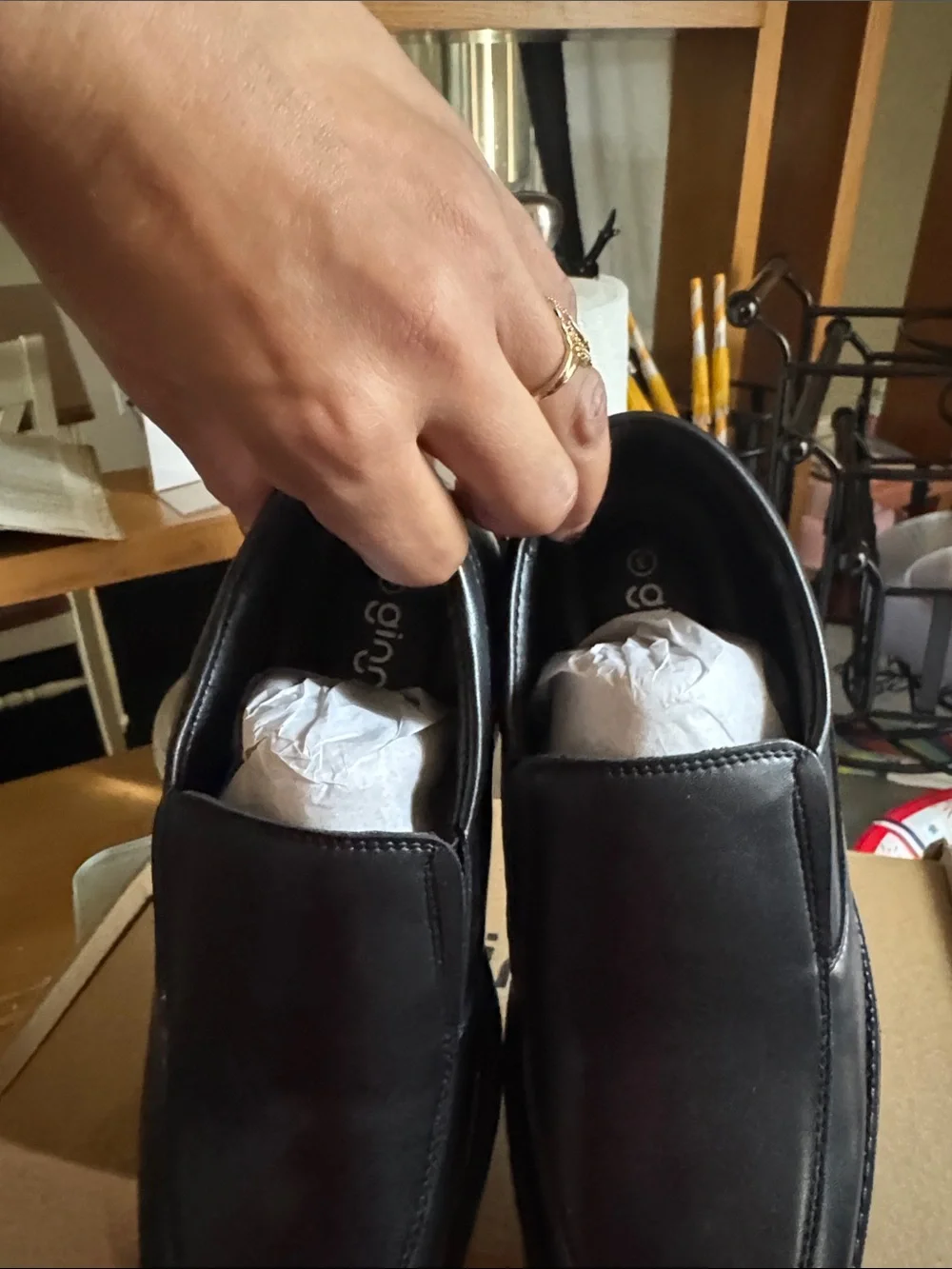 Boy’s Black Slip-On Dress Loafers - Classic Formal Shoes